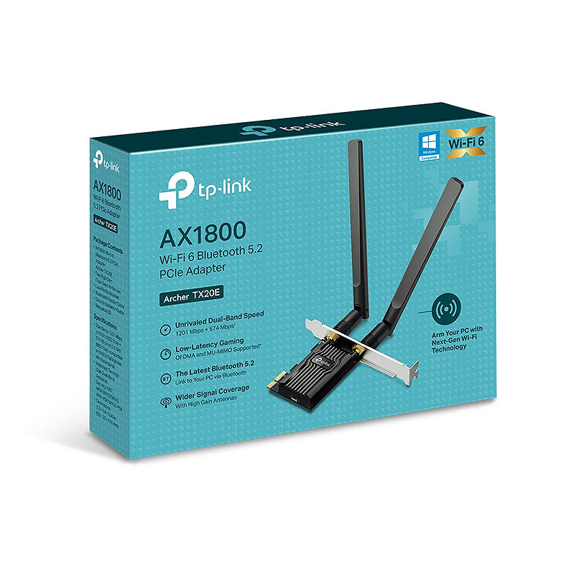 TP-Link Archer TX20E Intern WLAN / Bluetooth 1800 Mbit/s - Billede 2